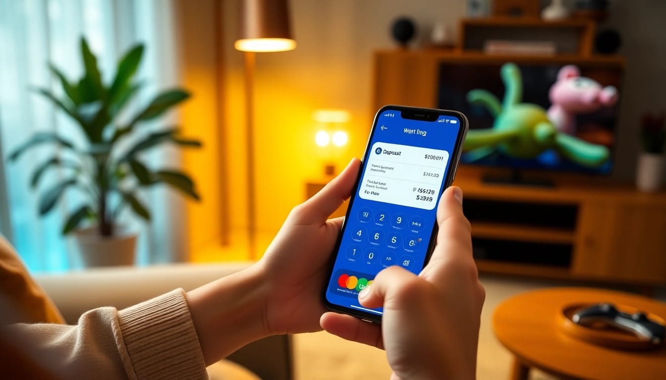 Seamless deposit to https://part.ru.com/nap-tien-789club/ using a digital wallet on a smartphone.
