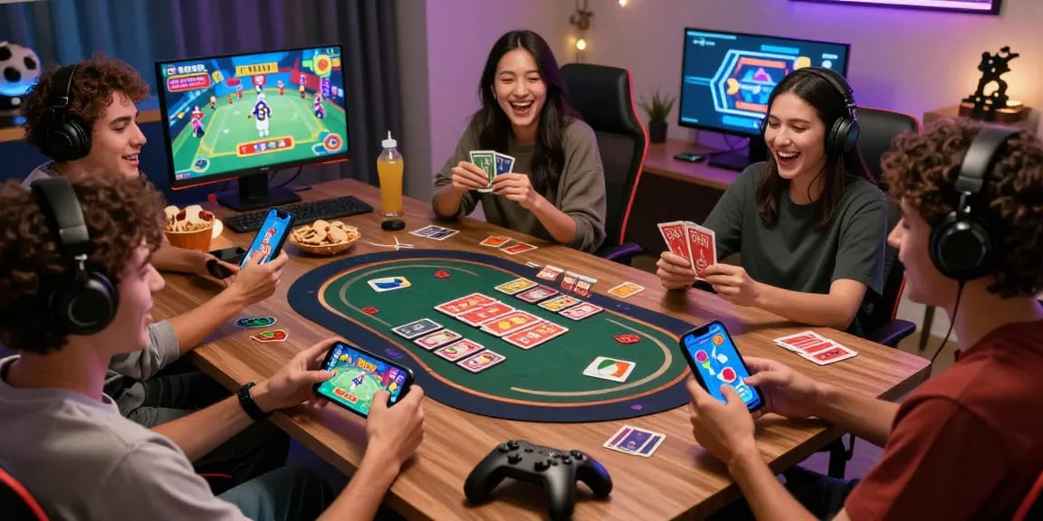 Trải nghiệm chơi game B52 CLUB với bạn bè trên smartphone và PC trong không gian thoải mái, vui vẻ.