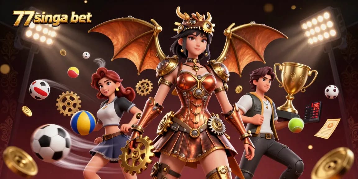 Rasakan petualangan gaming yang mendebarkan dengan taruhan 77singa, di mana elemen olahraga yang dinamis dan visual yang menakjubkan bertemu.