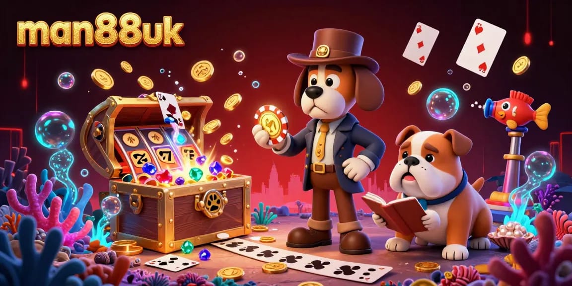 Engage with man88uk's exciting casino games featuring a detective gaming adventure with thrilling treasures.