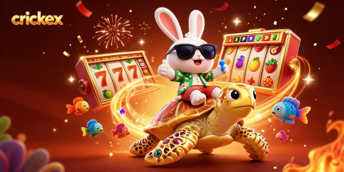 Crickex offers thrilling slot adventures with colorful reels and probabilities for big wins.