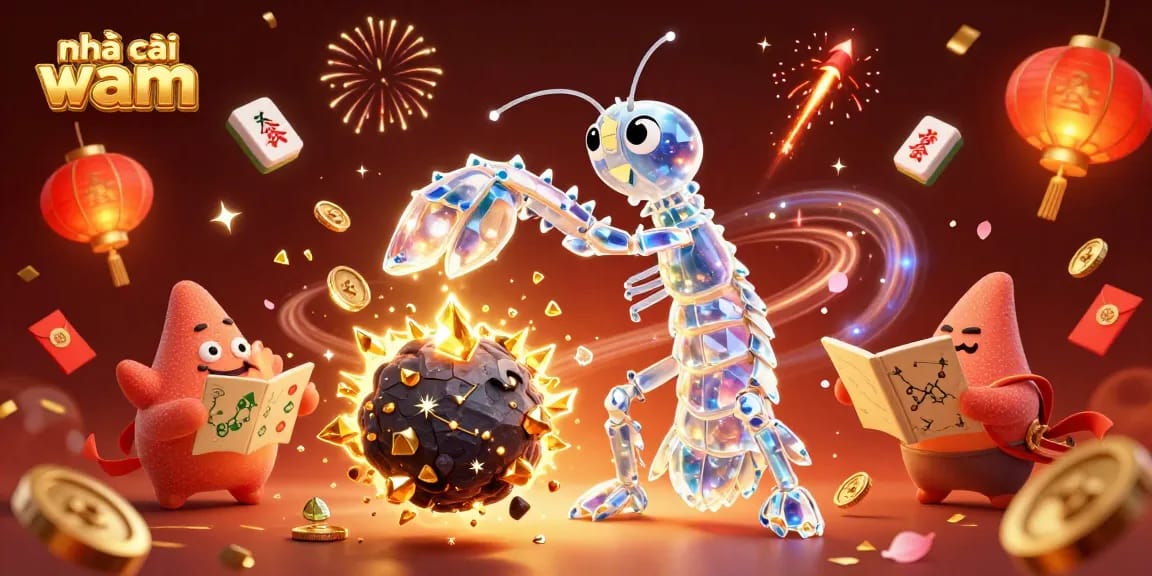 Experience the thrill of gaming with nhà cái vmax in an exciting 3D casino scene featuring vibrant characters and elements.