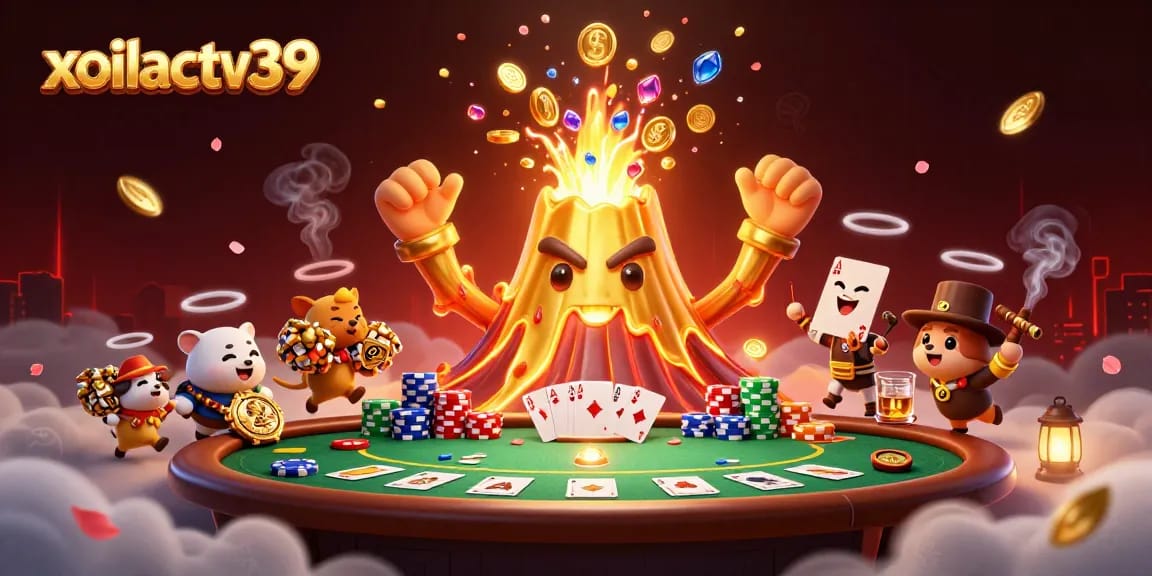 Win big with xoilactv39 as the golden volcano erupts coins and treasures!