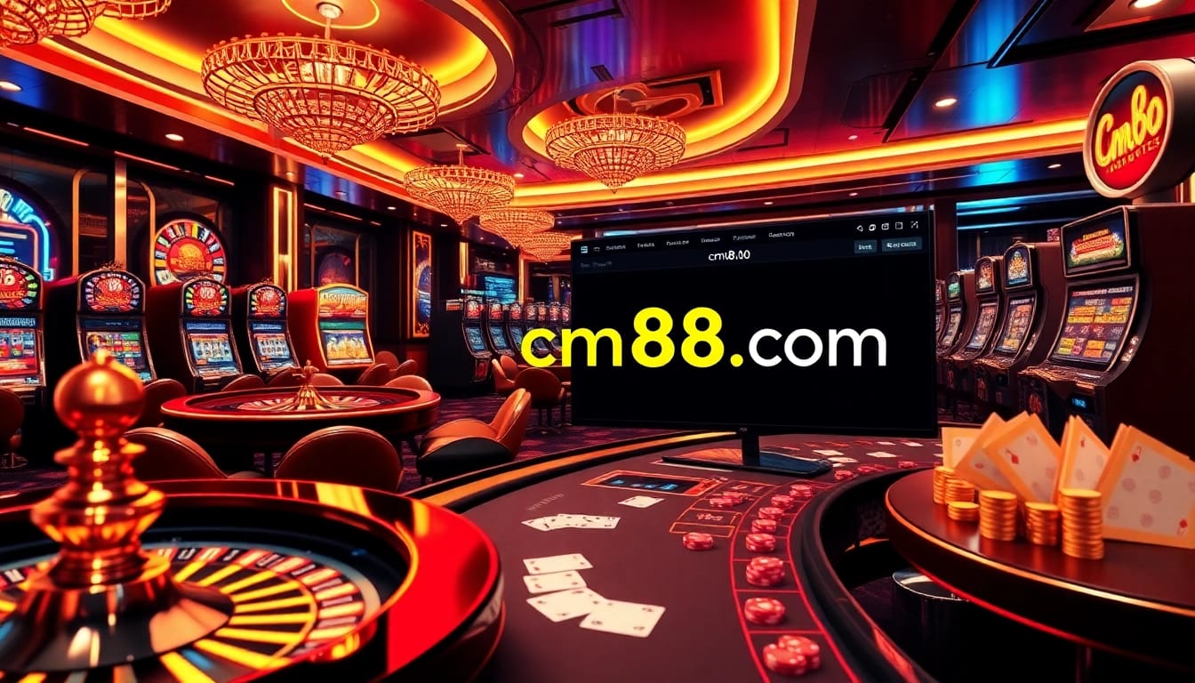 Experience thrilling online gambling at cm88. com with vibrant casino games and instant action!