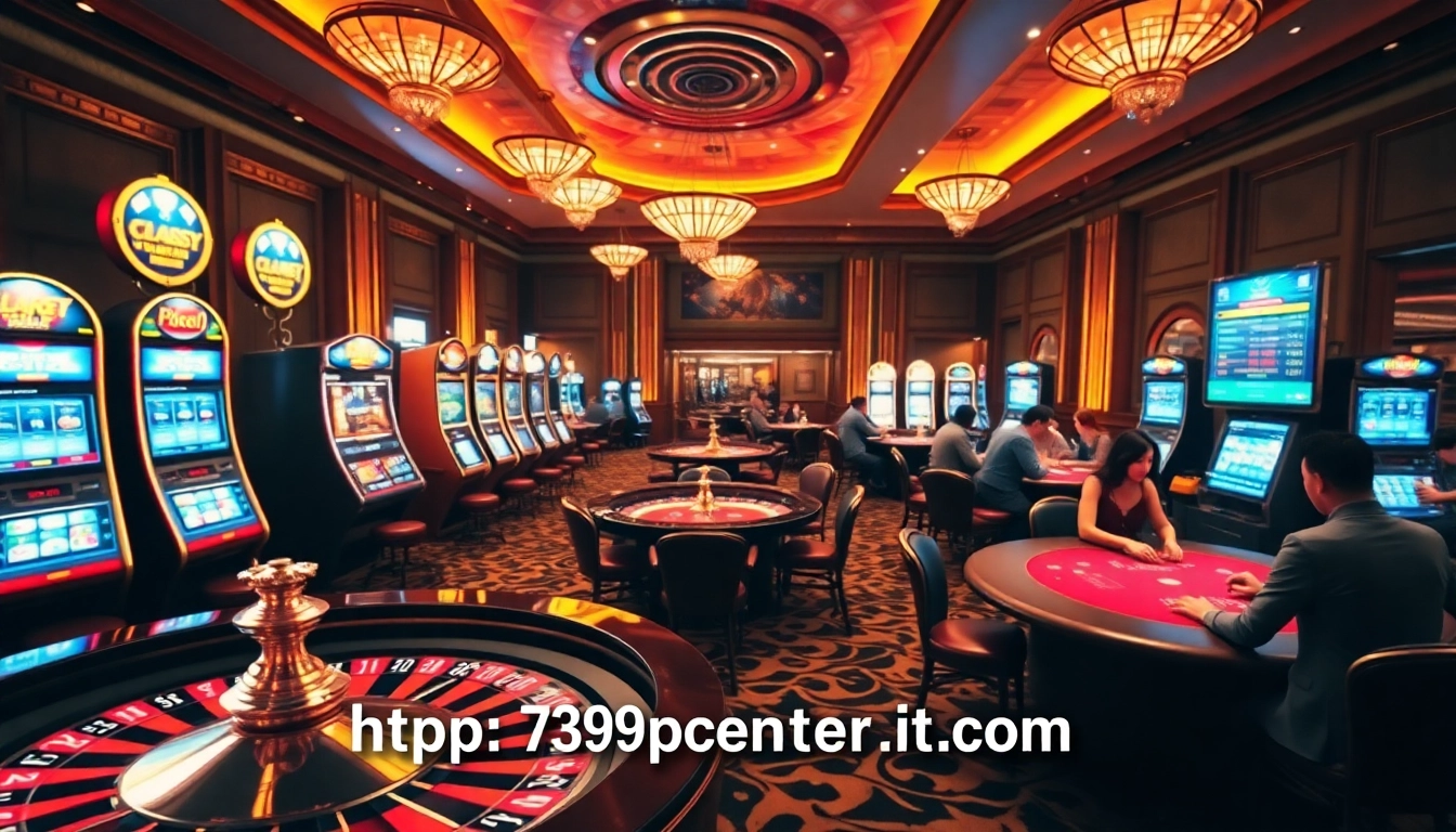 Engage in exciting online gambling at https://789pcenter.it.com with vibrant casino visuals.