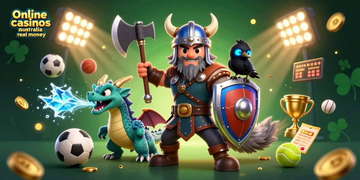 Engage in thrilling gameplay at online casinos australia real money with Viking warriors and sports excitement!