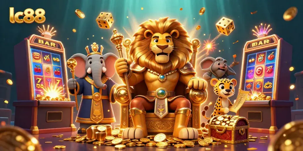 Experience unrivaled excitement at lc88's slot machines, where gold coins burst and jackpots explode!