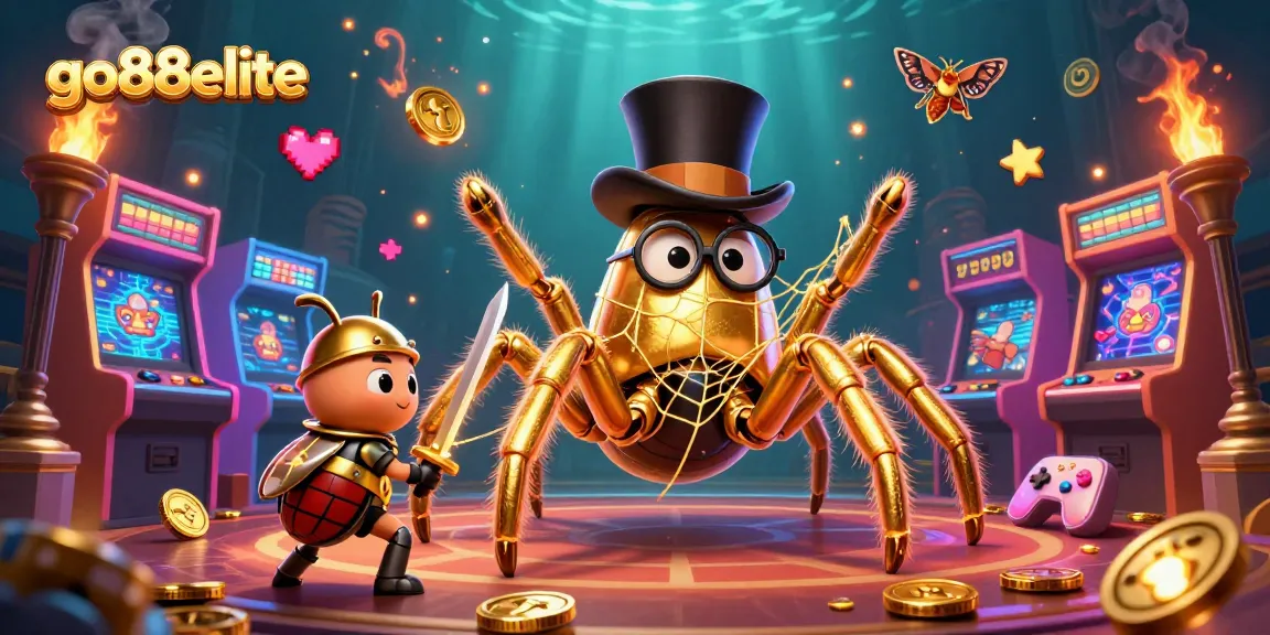 Engage in thrilling fun at go88elite with 3D characters in an exciting casino scene.