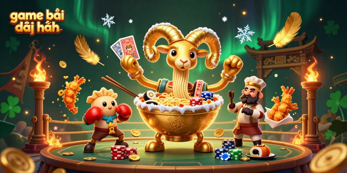 Experience thrilling game bài đổi thưởng action in this vibrant 3D illustration featuring interactive casino characters.