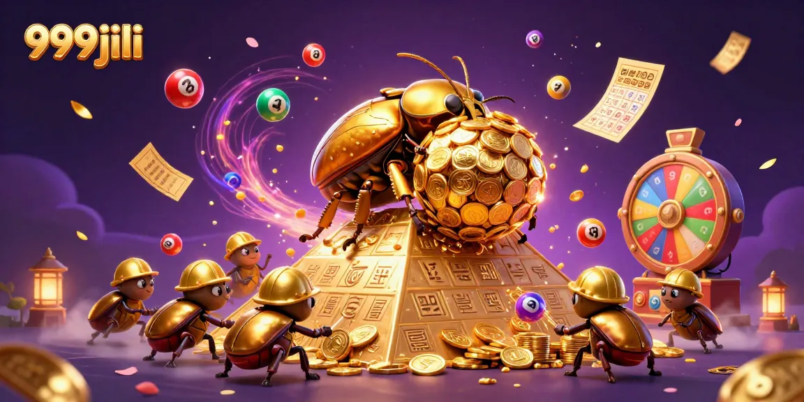 Experience exciting wins with 999jili's vibrant golden coins and dynamic lottery elements.