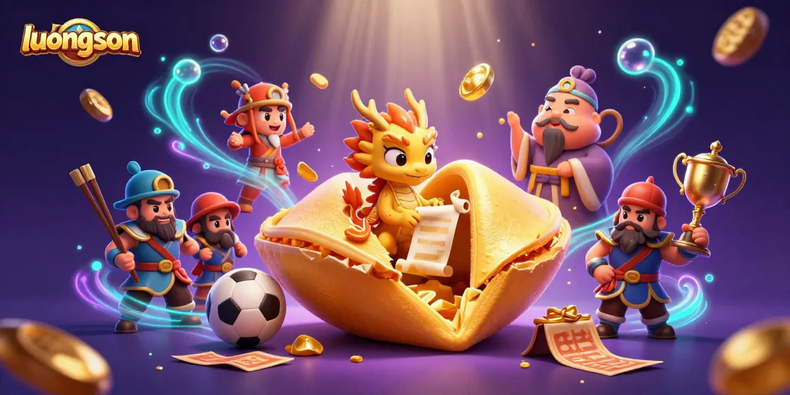Experience thrilling betting action with luongson's vibrant dragon-themed casino scene.