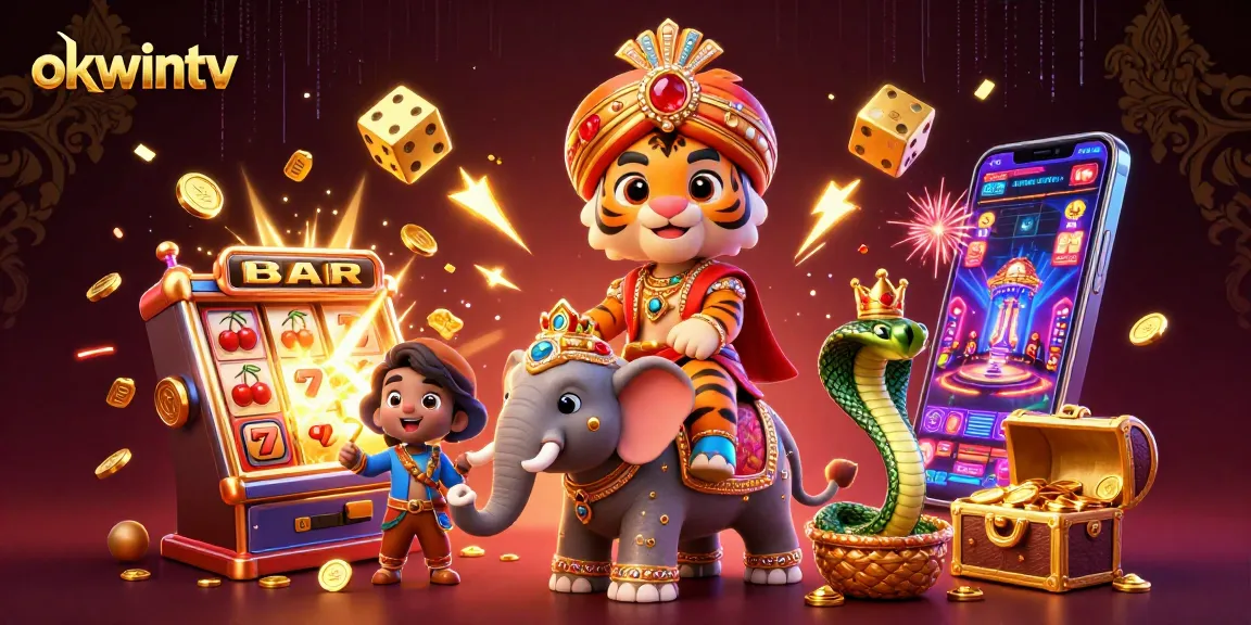 Experience the thrills of okwintv with dynamic slot machine and casino elements.