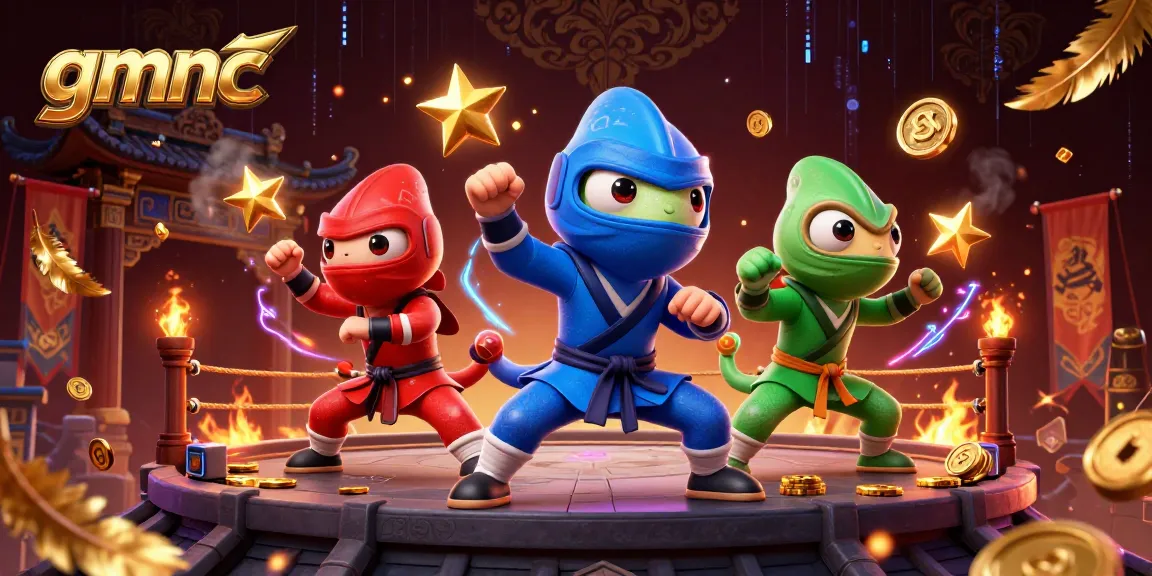 gmnc showcases chameleon ninjas performing casino martial arts with dynamic gaming elements.