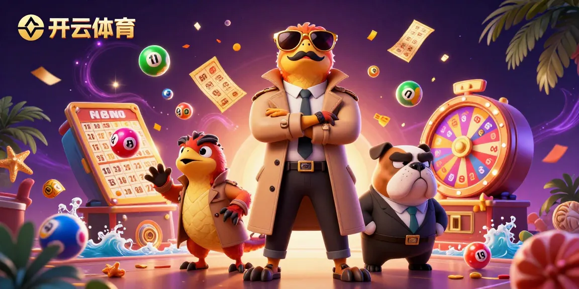 Engage in exciting wins with 开云体育 at the dynamic VIP casino entrance featuring lively raptors and lottery elements.